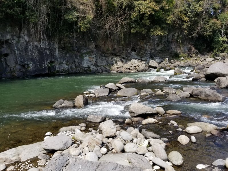 三日月の滝温泉キャンプ場（玖珠川その3）