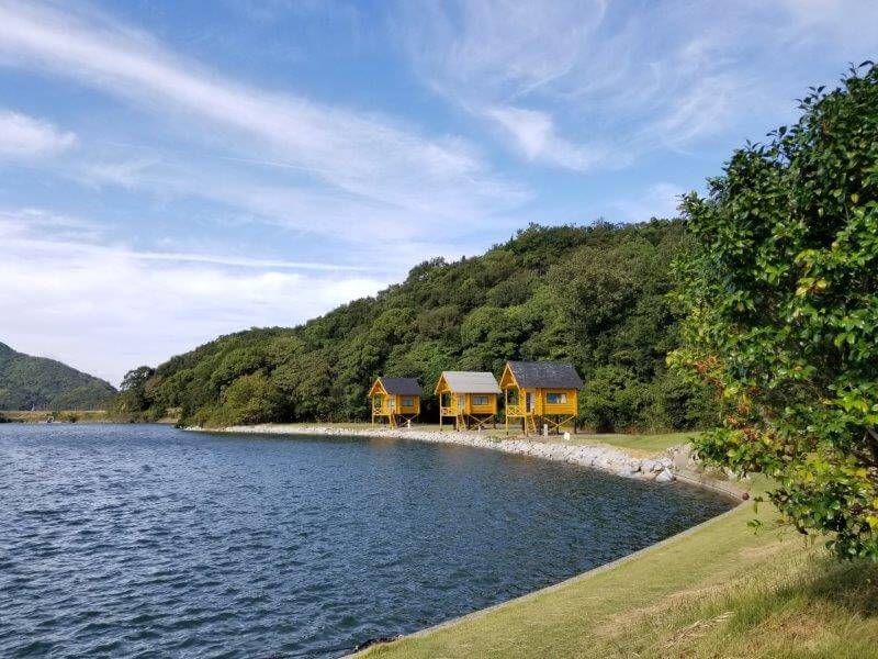 大池オートキャンプ場のログキャビン