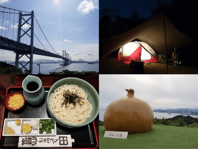 うどん県と淡路島 3泊4日のキャンプ旅行記