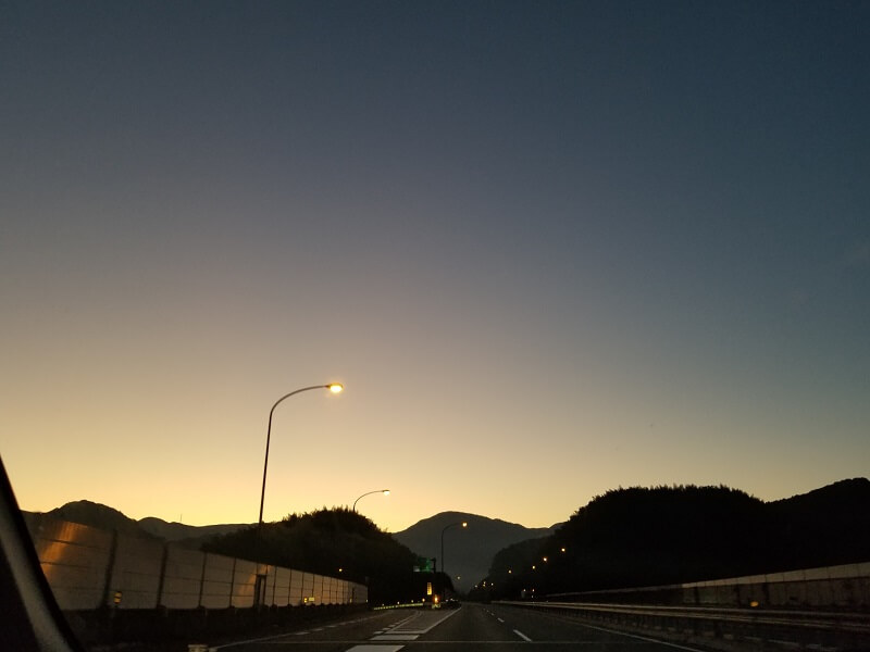 うどん県でキャンプ旅 福岡を出発