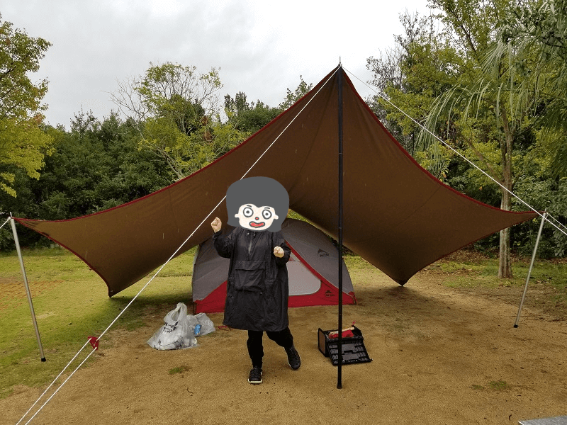 うどん県と淡路島 3泊4日のキャンプ旅行記（雨撤収）