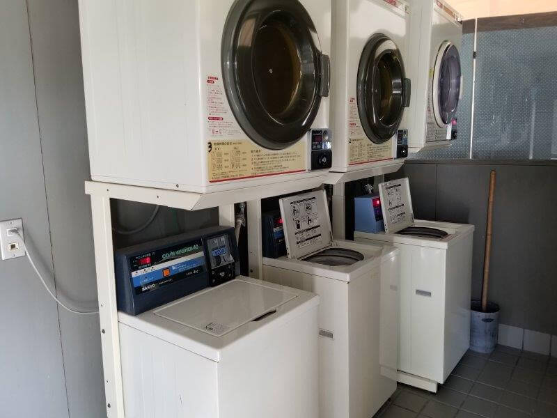 大池オートキャンプ場のランドリー