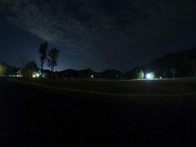 大池オートキャンプ場の夜