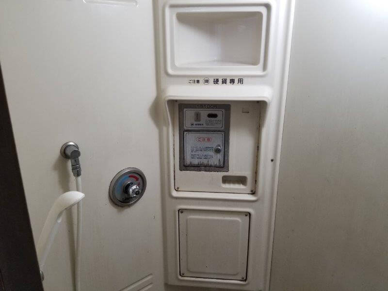 大池オートキャンプ場 温水シャワー