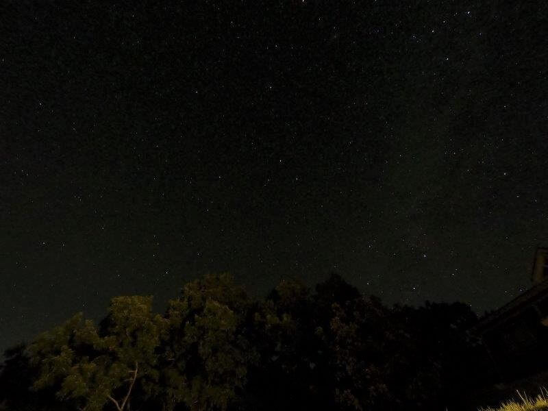 久住高原スパージュキャンプ場の星空