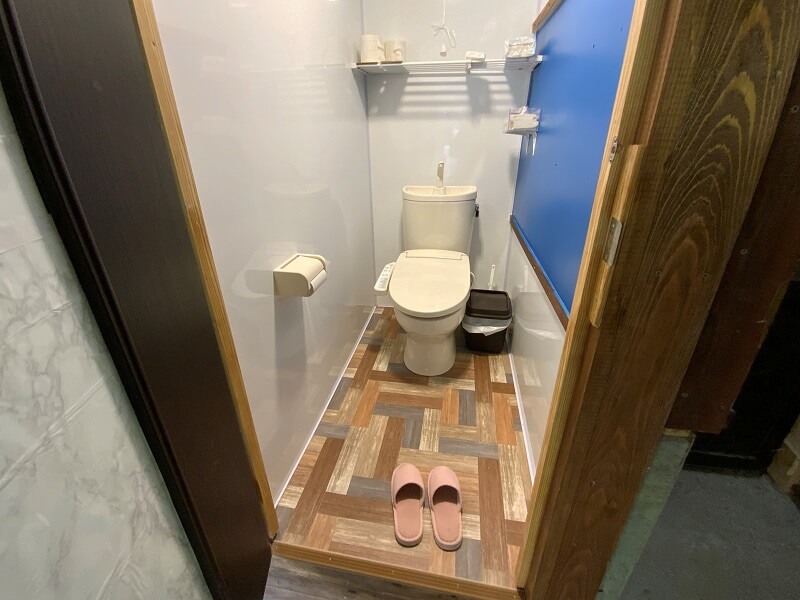 西海橋オートキャンプ場のトイレ