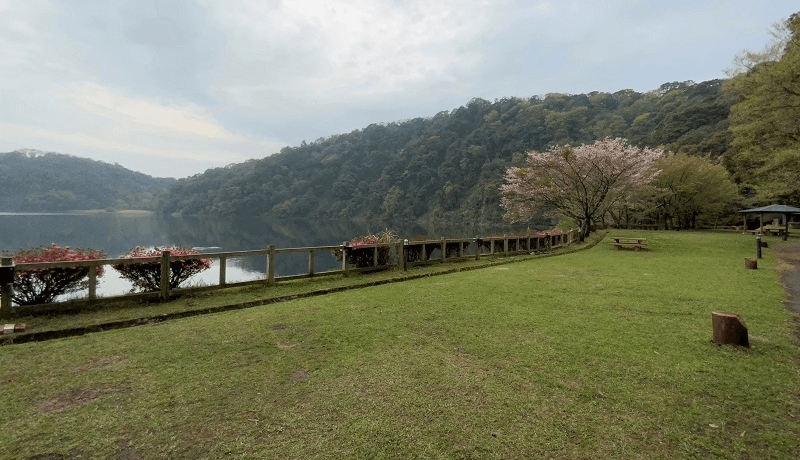 【御池キャンプ村】御池を一望できるYサイト