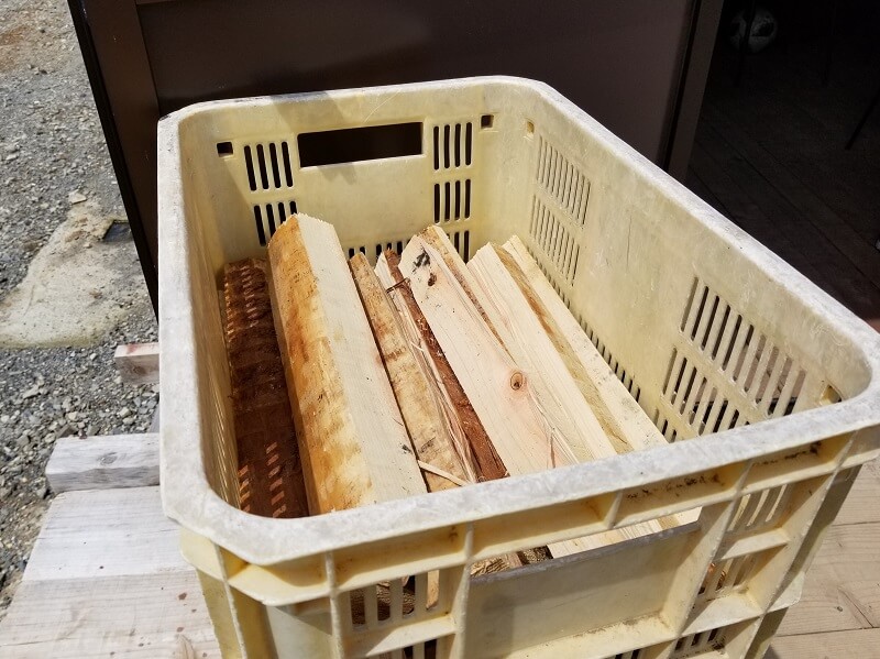 西海橋オートキャンプ場では薪が購入できます